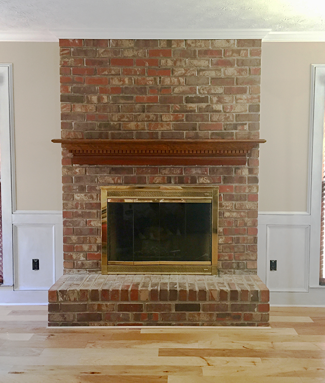 Brick-fireplace-whitewash-how to