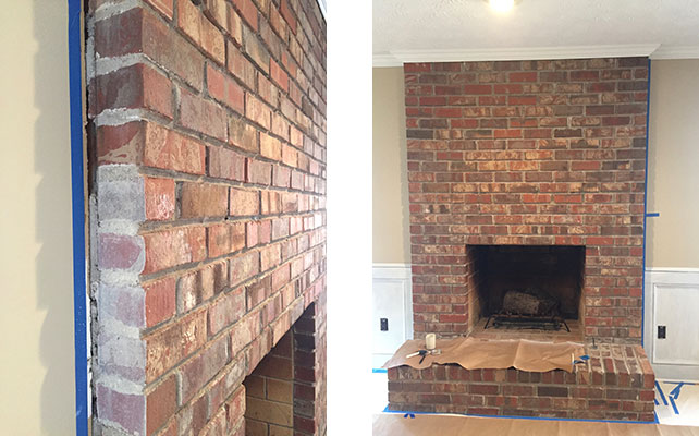 Brick-fireplace-prepare-to-paint-whitewash 