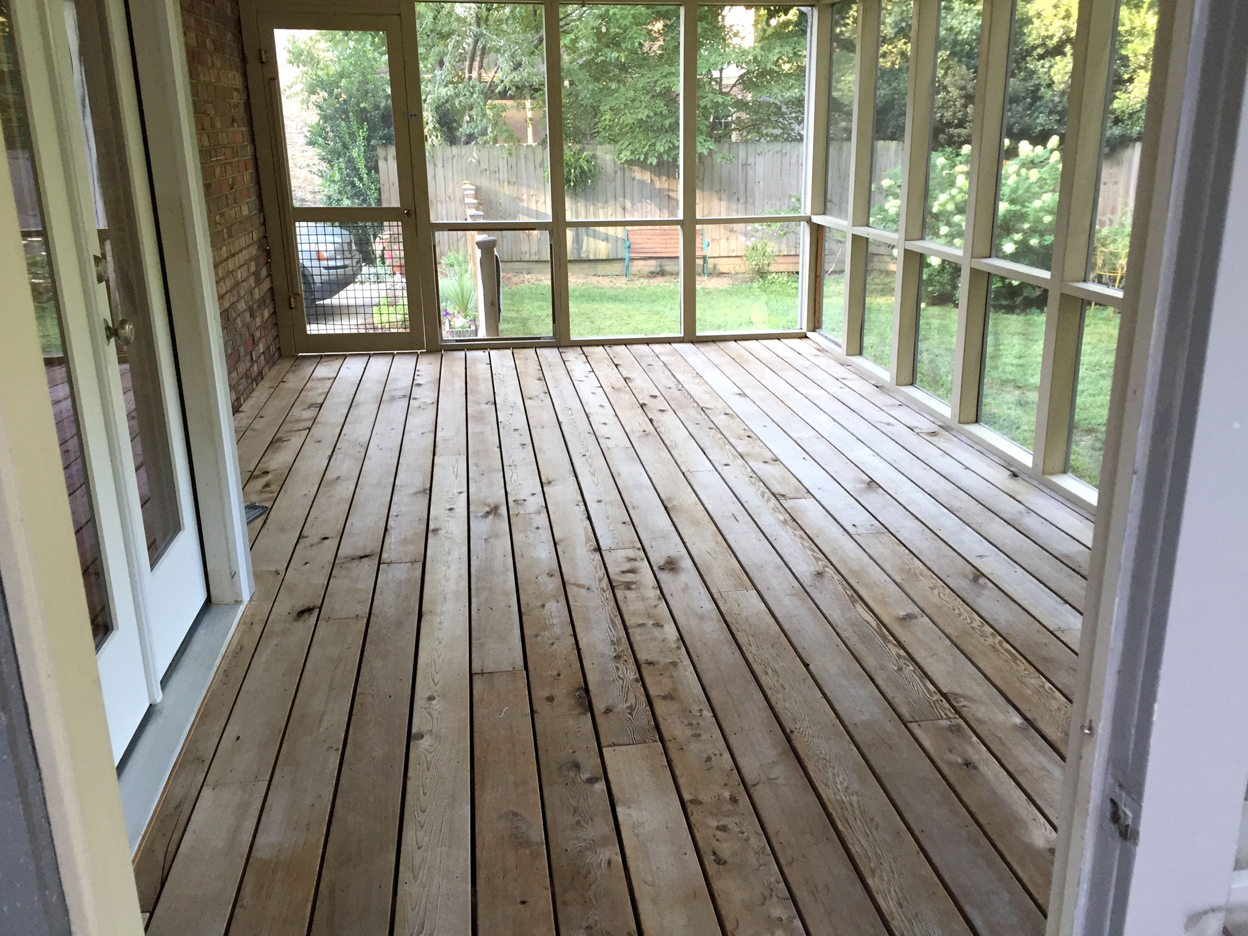 Paint A Screened Porch Floor, Hardwood Porch Flooring